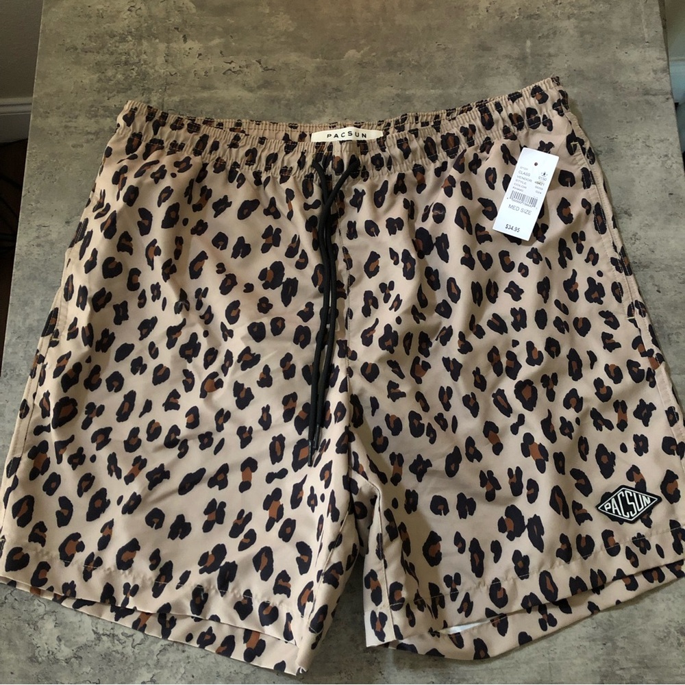 PACSUN SWIMSHORTS - Leopard